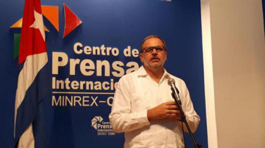 Eugenio Martínez Enríquez, director General de América Latina y el Caribe del Ministerio de Relaciones Exteriores. Foto: Cubaminrex