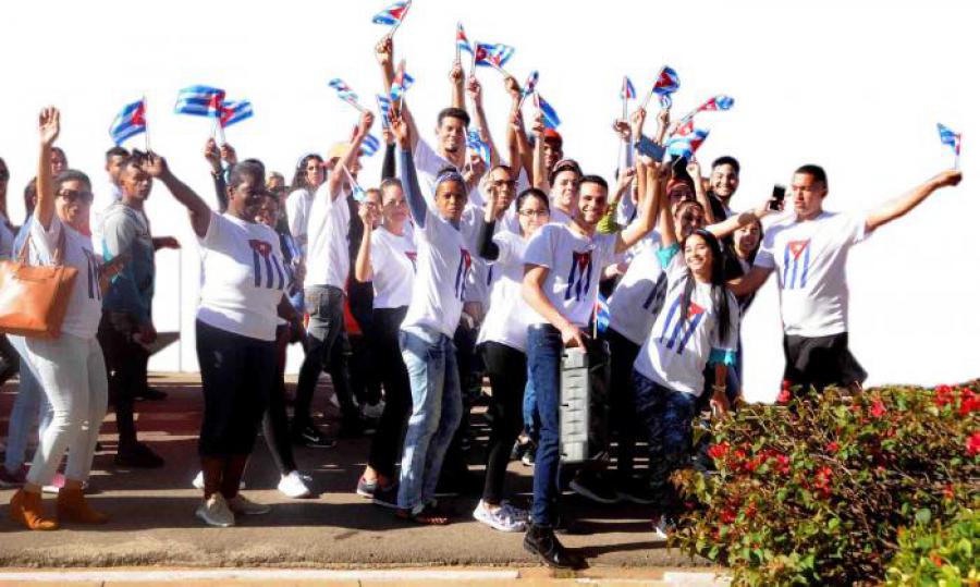 Ya comienza el XII Congreso de la Unión de Jóvenes Comunistas