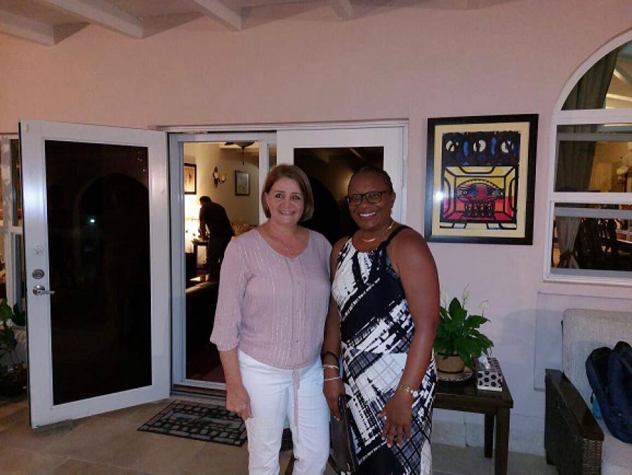 Fructifero intercambio con senadora antiguana Shawn Nicholas