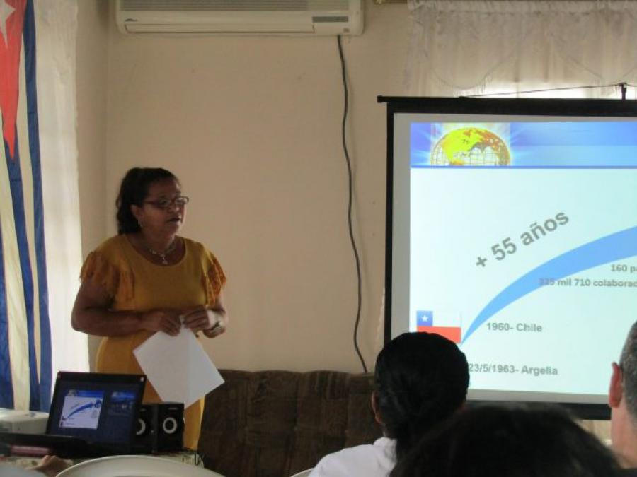 Brigada Medica en Antigua y Barbuda realiza Jornada Cientifica en homenaje a Fidel