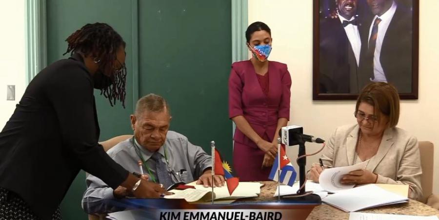 Firman Cuba y Antigua y Barbuda AFirman Cuba y Antigua y Barbuda acuerdo sobre Trafico Aereocuerdo sobre Trafico Aereo