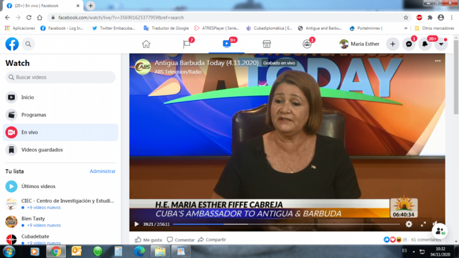 Denuncia embajadora de Cuba el cruel bloqueo de los Estados Unidos
