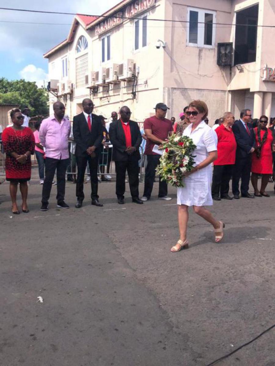 Rendimos homenaje al Héroe Nacional de Antigua y Barbuda