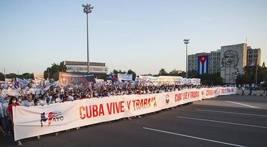 Convocatoria del Secretariado Nacional CTC para la celebración de las actividades por el Primero de Mayo y el Encuentro Internacional de Solidaridad con Cuba.