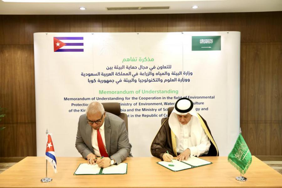 Cuba y Arabia Saudita se disponen a cooperar en la protección al medio ambiente