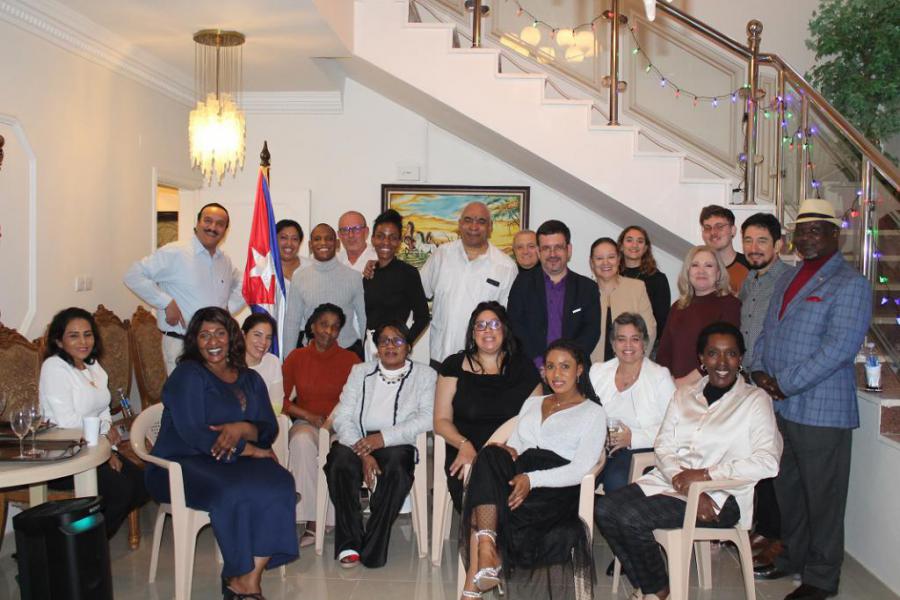 Cuban State Mission in Saudi Arabia celebrates the new anniversary of the Revolution