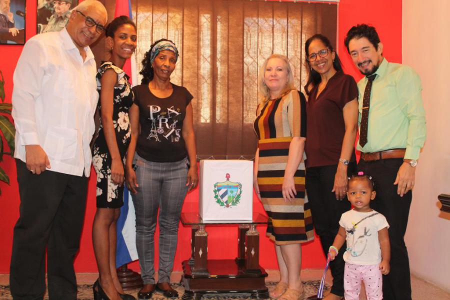 The Cuban state mission in Saudi Arabia actively participated in the referendum