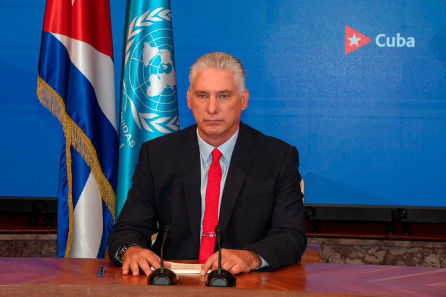 Intervention de S.E.M. Miguel Díaz-Canel Bermúdez, Président de la République de Cuba, au Débat Général de L’Assemblée Générale des Nations Unies, à sa 76e Session