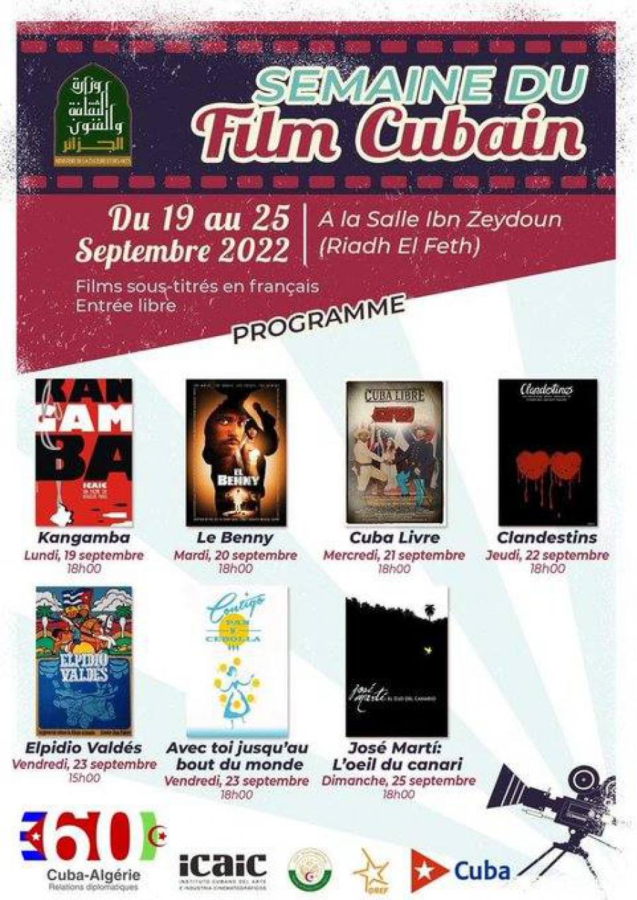 Inicia en Argel Semana de Cine Cubano