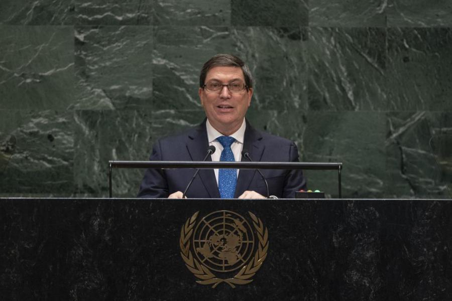 Discurso pronunciado por Bruno Rodríguez Parrilla, Ministro de Relaciones Exteriores de la República de Cuba, en el 74 Debate General de la Asamblea General de la Organización de las Naciones Unidas, Nueva York, 28 de septiembre de 2019, “Año 61 de la Revolución” Discurso pronunciado por Bruno Rodríguez Parrilla, Ministro de Relaciones Exteriores de la República de Cuba, en el 74 Debate General de la Asamblea General de la Organización de las Naciones Unidas, Nueva York, 28 de septiembre de 2019, “Año 61 de la Revolución”
