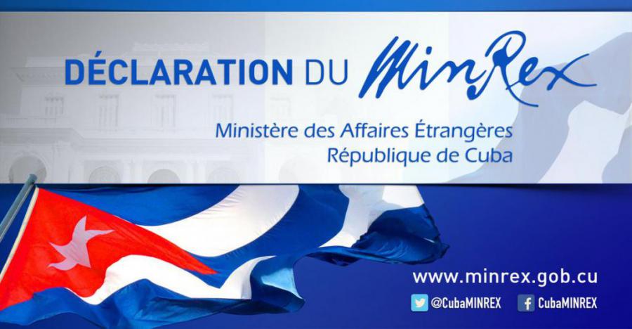Déclaration du ministère des Relations extérieures de Cuba sur la reconnaissance par les États-Unis de la ville de Jérusalem comme capitale d’Israël