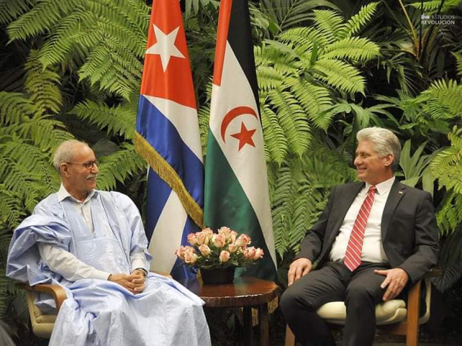 Presidente de Cuba ratifica solidaridad con la causa saharaui