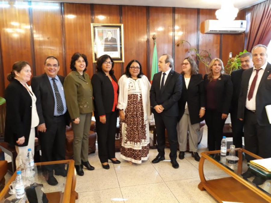Visita de la viceministra de Salud Pública de Cuba, Marcia Cobas Ruiz