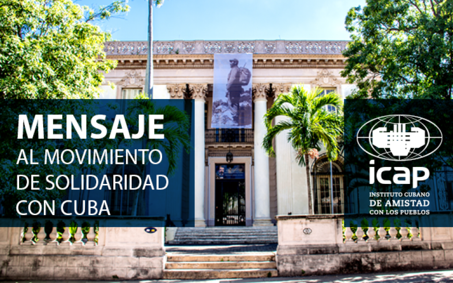 Message de l’ICAP au Mouvement mondial de solidarité avec Cuba au temps de Covid-19