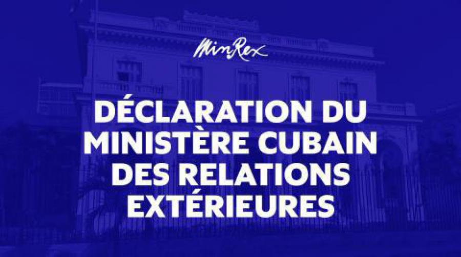 Déclaration du ministère cubain des Relations extérieures (MINREX): Cuba appuie la décision du Nicaragua de se retirer de l’OEA (Disponible aussi en arabe)