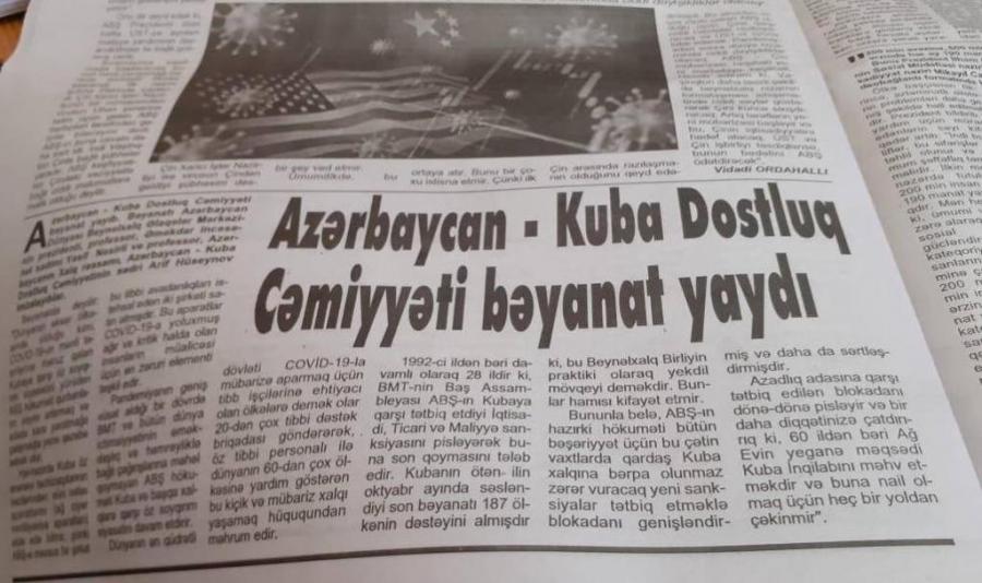 Cuba Azerbaiyán 