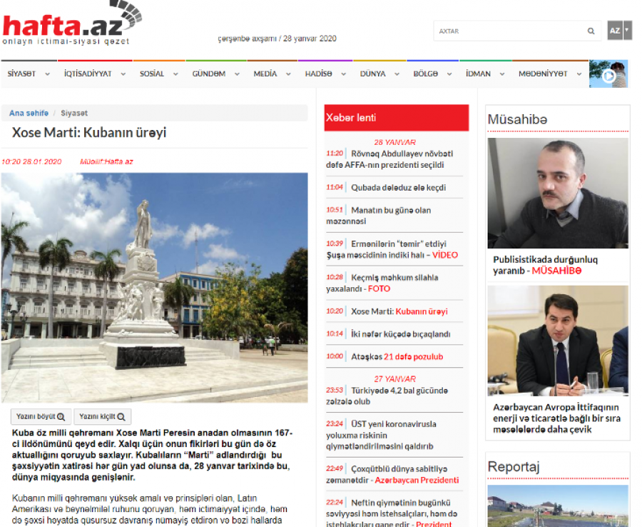 Cuba Azerbaiyán 