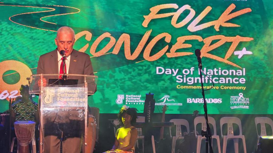 Discurso del Embajador de Cuba en Barbados.