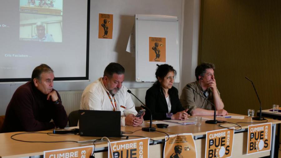 Lanzan en Bruselas plataforma para Cumbre de los Pueblos