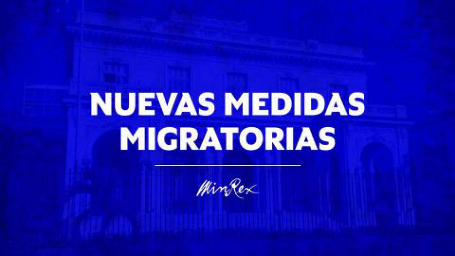 Nuevas medidas migratorias