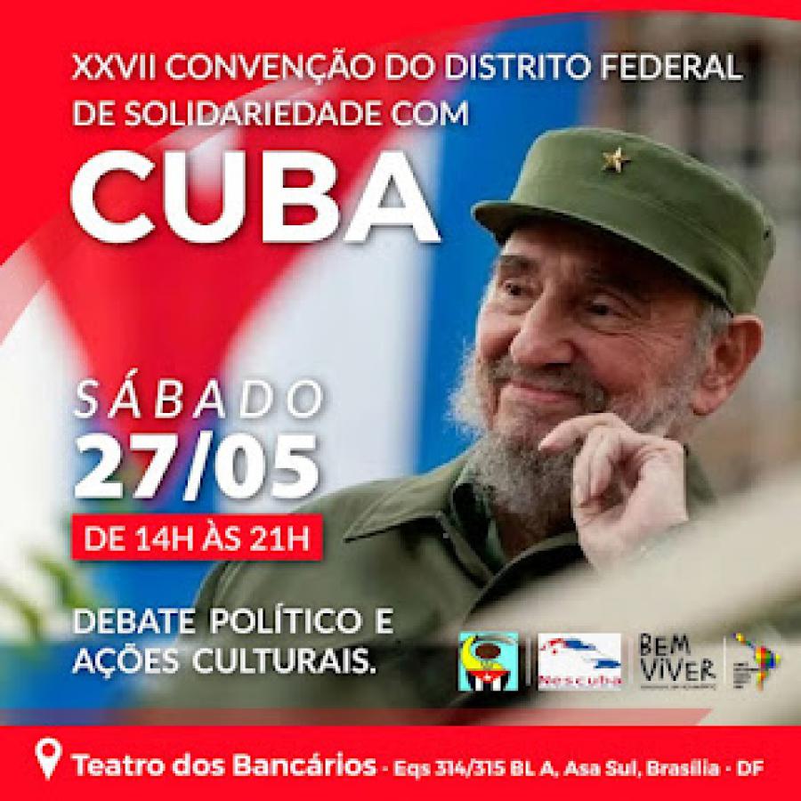 Carta de Brasilia: organizaciones brasileñas denuncian bloqueo a Cuba.