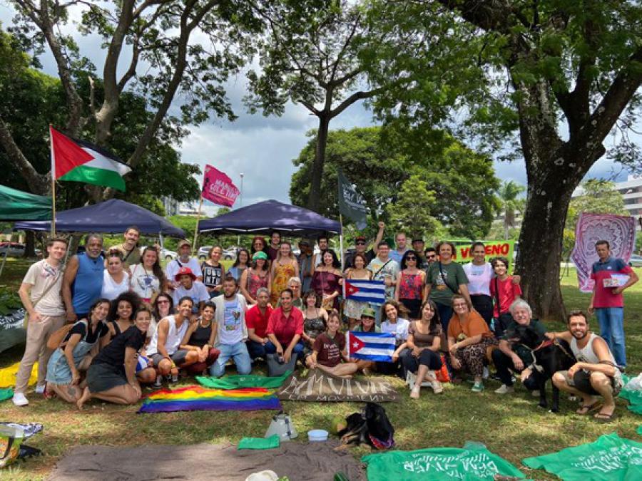 Encuentro con integrantes del Movimiento agroecológico del Bem Vivir.