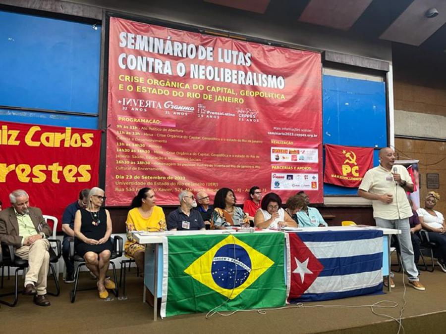 Realizado seminario de Luchas contra el Neoliberalismo.