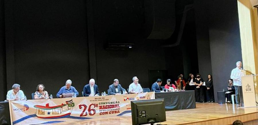 Se realiza en Belén de Pará la XXVI Convención Nacional de Solidaridad con Cuba