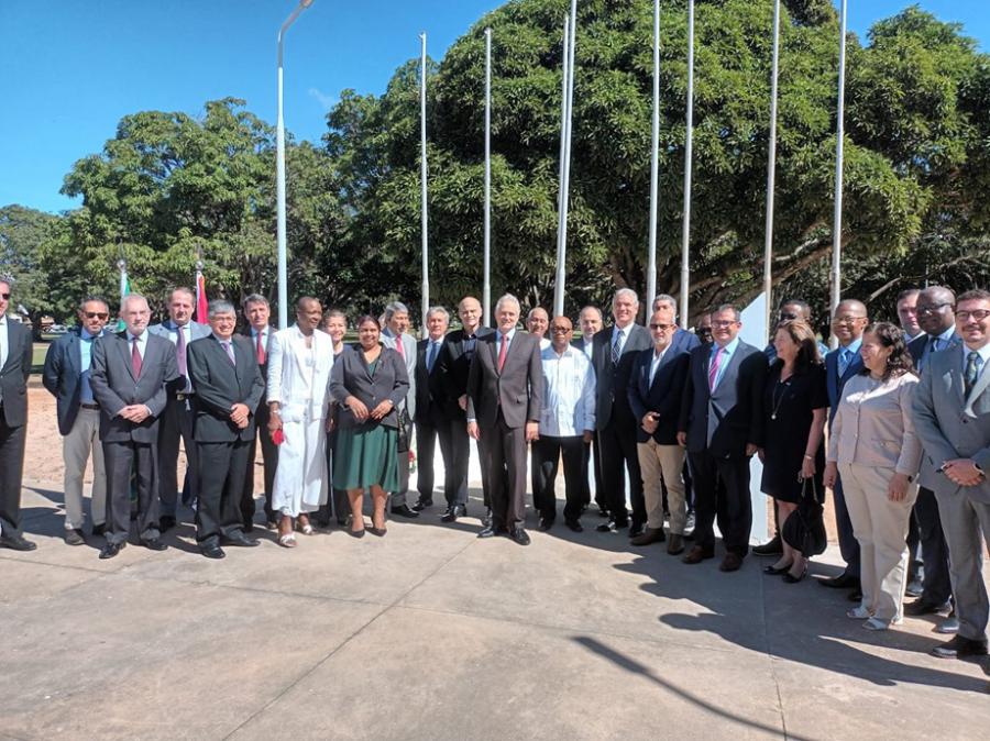Se realiza homenaje a José Marti en Brasilia.