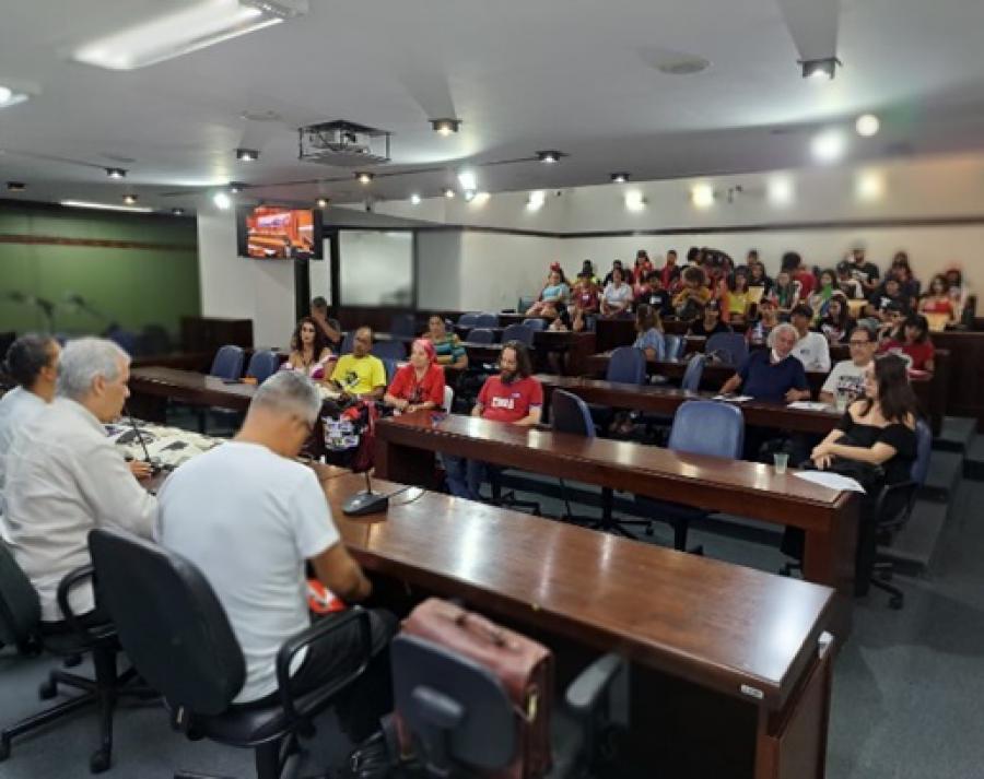 Encuentro con amigos solidarios en Río Grande do Sul.