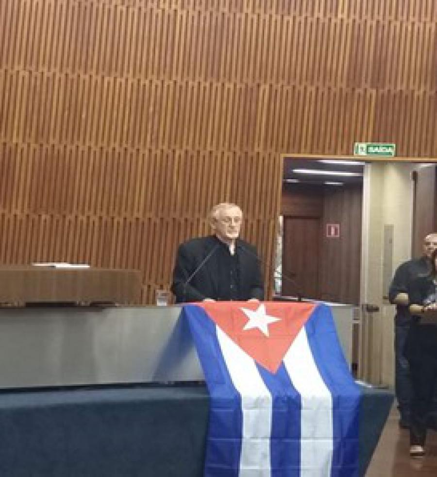 Audiencia Pública en la Prefectura de Santo André, Sao Paulo, rechaza el bloqueo a Cuba.