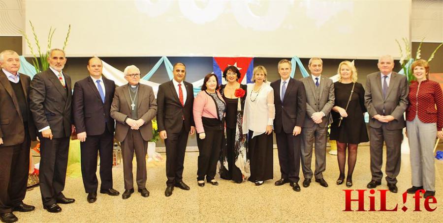 Representantes del Cuerpo Diplomático acreditado en Bulgaria envian un saludo a La Habana, en el Aniversario 500 de su fundación. 