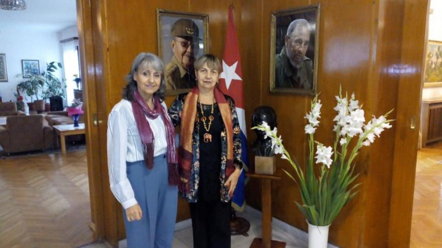 Ex Vicepresidenta de Bulgaria ratifica su amistad y solidaridad hacia Cuba.