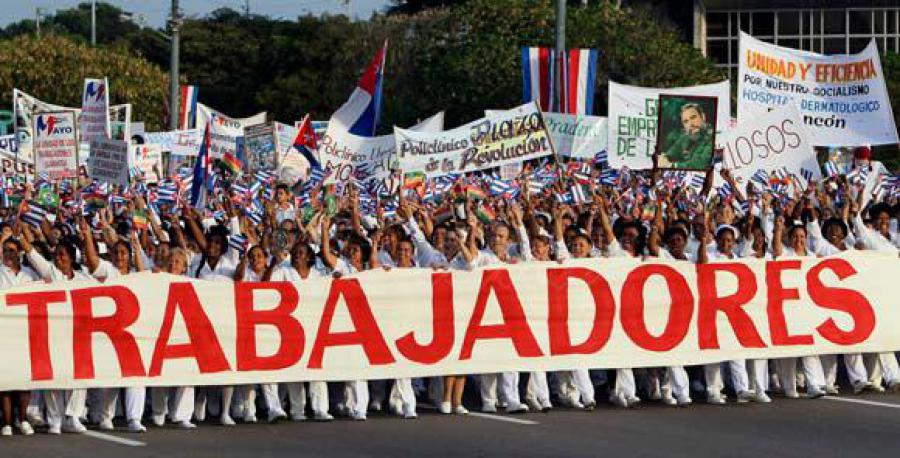 Retos de la clase obrera cubana: más producción y mejores servicios.