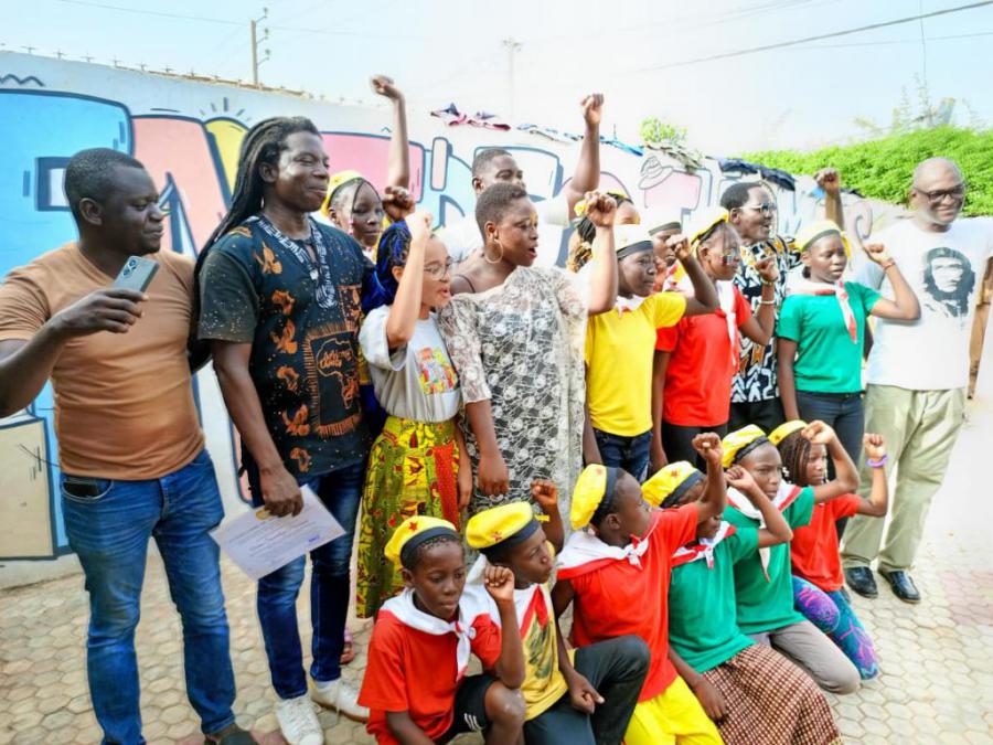 Rinden homenaje en Burkina Faso a Thomas Sankara y a Ernesto Che Guevara.