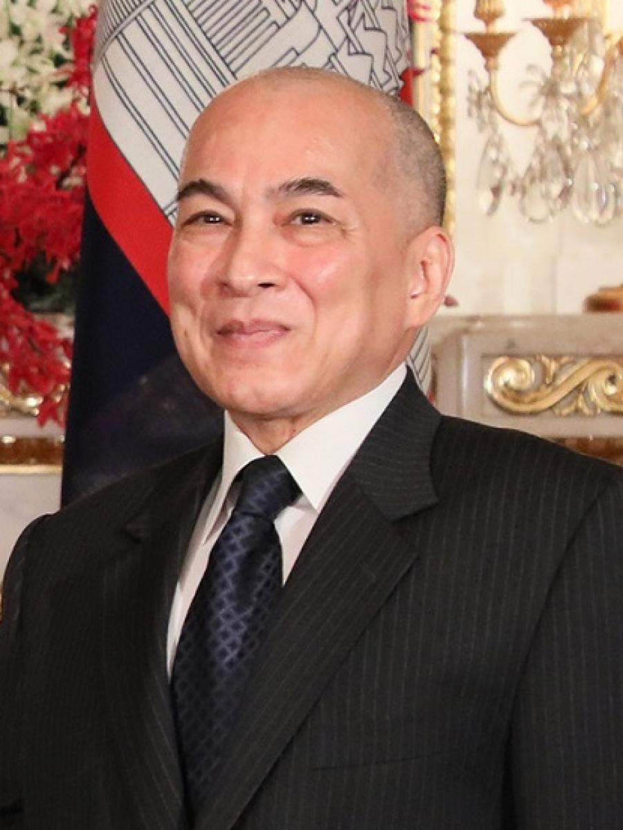 Rey de Cambodia, Su Majestad Norodom Sihamoni.