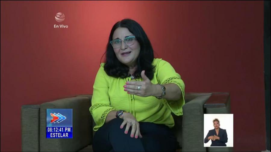 Subdirectora general de la Dirección de #EstadosUnidos del Ministerio de Relaciones Exteriores, Johana Tablada.