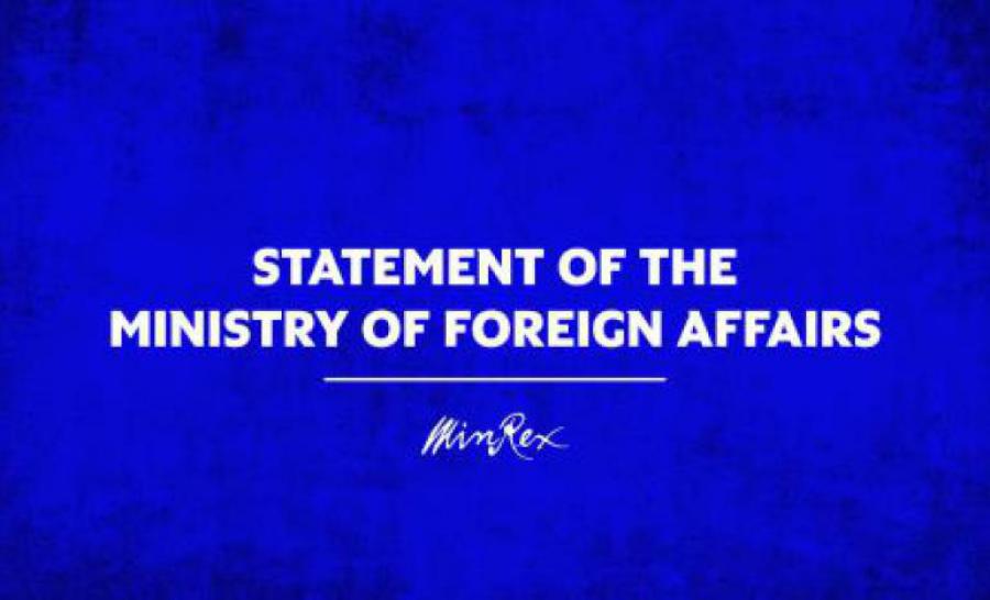 Statement of the Ministry of Foreign Affairs