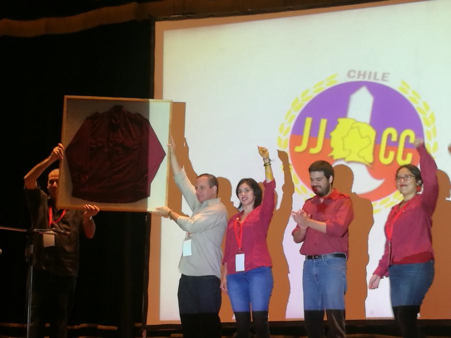 Homenaje a Fidel por las JJ.CC.
