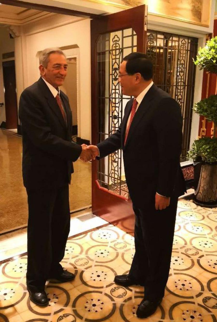 Recibe Secretario del Partido Comunista de China en Shanghai a José Ramón Balaguer.