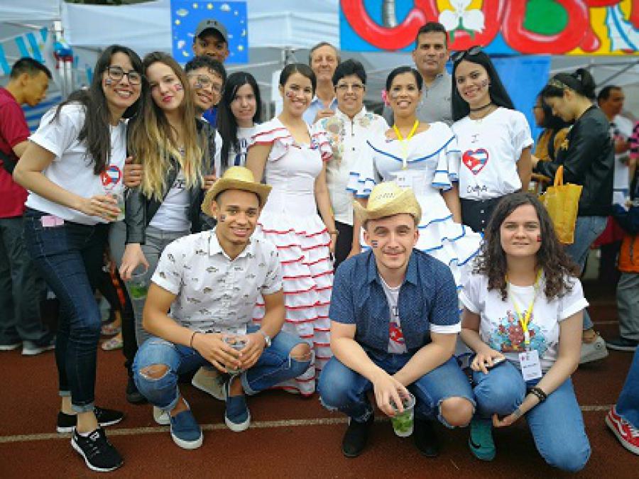 古巴参加北京语言大学世界文化节 古巴参加北京语言大学世界文化节