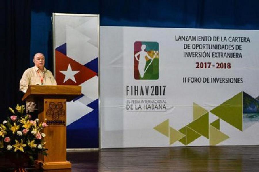 Presenta Cuba nueva Cartera de Oportunidades de Inversión Extranjera