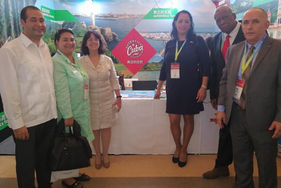 Promoción del destino Cuba en la Feria Internacional de Viajes de Shanghái “SWTF 2018”.