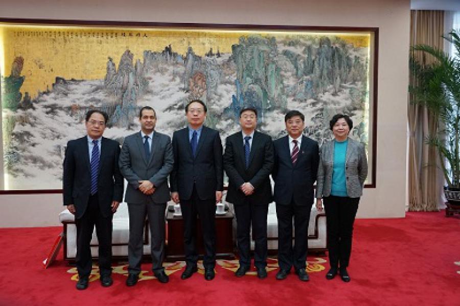 Vicegobernador de la provincia de Anhui recibe a nuevo Cónsul General de Cuba en Shanghái.