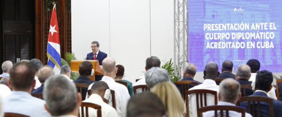 Denuncia del Canciller cubano