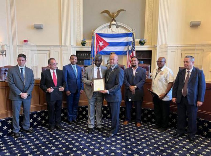Diplomáticos cubanos ante la ONU