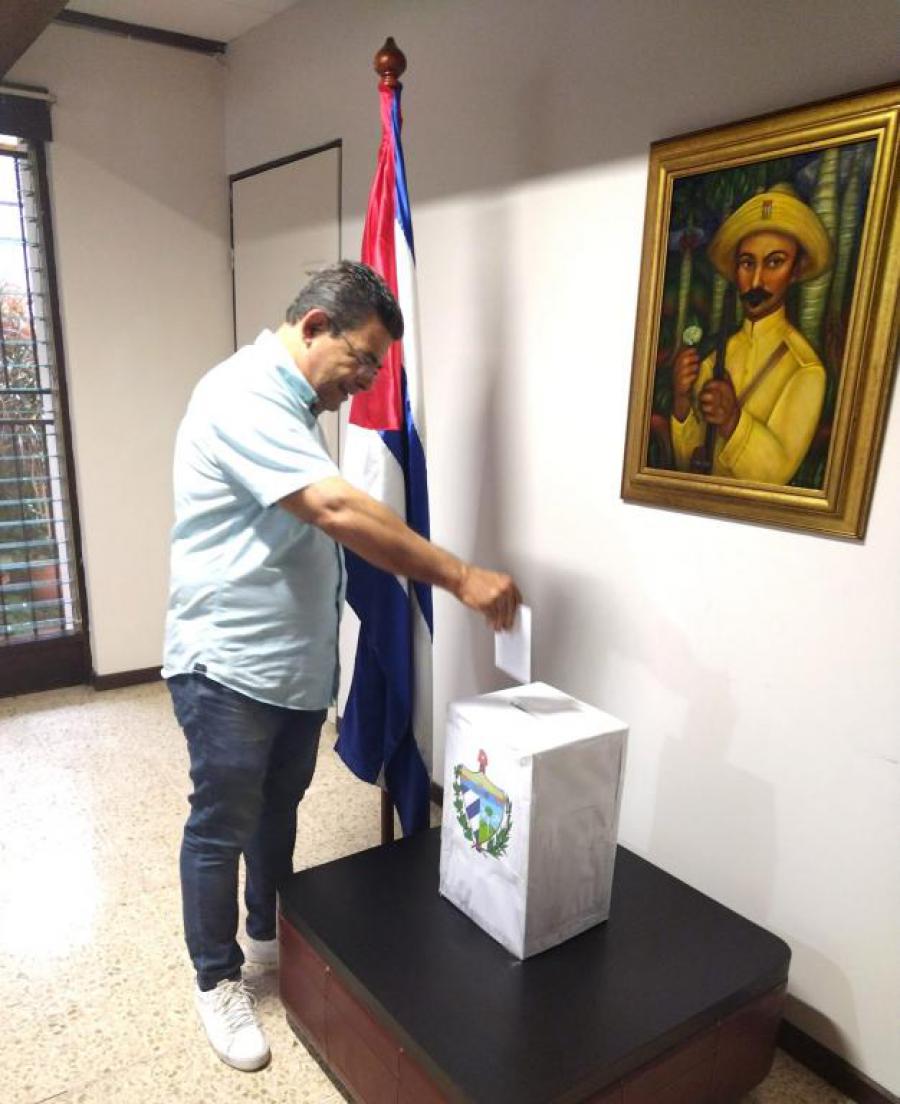 Embajador cubano en Costa Rica, Jorge Rodríguez Hernández