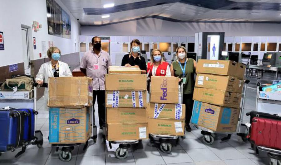 Donación de activistas provenientes de Estados Unidos Donación de activistas provenientes de Estados Unidos