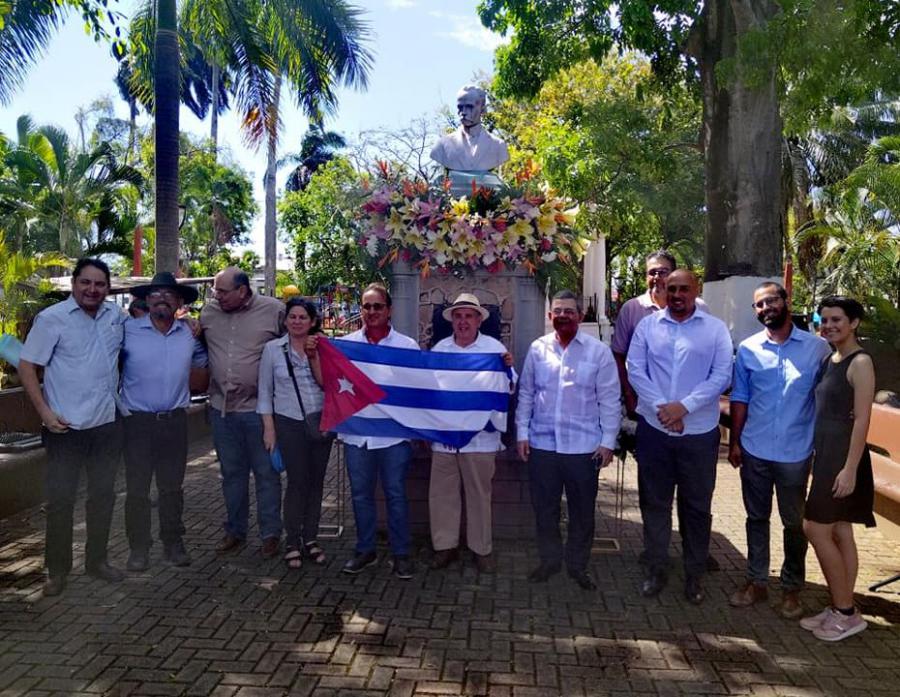 Homenaje a José Martí en Orotina, Alajuela