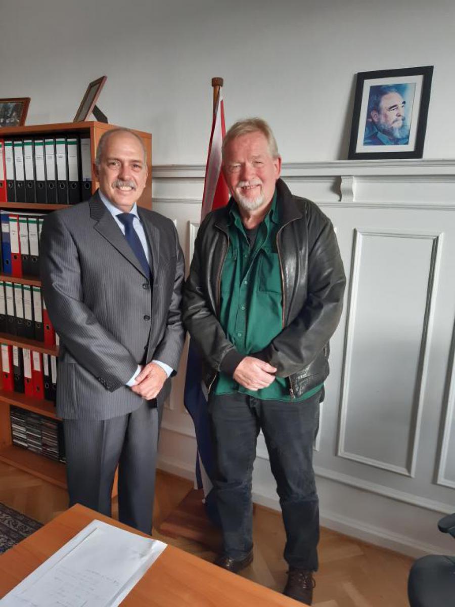 Ambassador of Cuba receives Danish deputy.